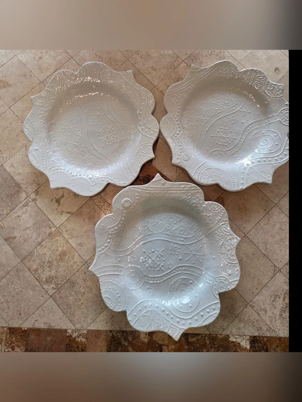 Mud Kiln 4 Dinner Plates Set Of 3